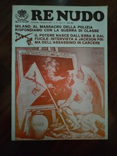 RE NUDO PRIMA SERIE N. 9          RIVISTA ALTERNATIVA CONTROCULTURA UNDERGROUND 