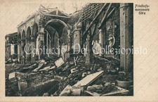 Gorizia Görz Friedhofs monumente Cimitero Danni bombardamenti WW1 Cartolina