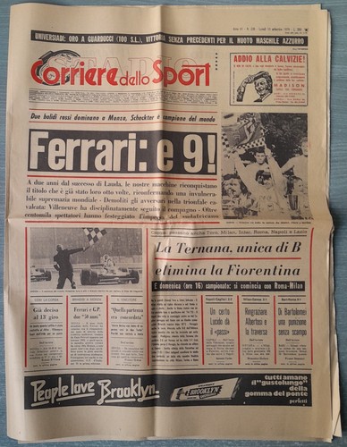 Giornale ferrari campione del - ferrari,