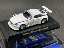 1/64 Kyosho BMW Collezione&MINI Z4 M Coupè Motorsport Bianco #4 Diecastmodel 56F3