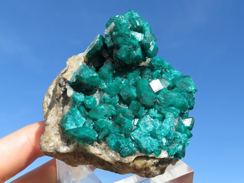 Minerali dioptasio verde - minerali,