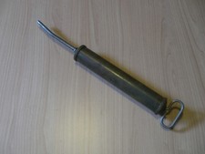 siringa x olio,liquidi ecc. in metallo-ottone  originale rarità-epoca