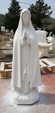 STATUA DELLA SANTA MADONNA DI FATIMA IN CEMENTO MARMO PIETRA DA ESTERNO GIARDINO
