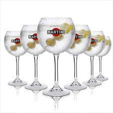 6 bicchieri Martini 0,47 l