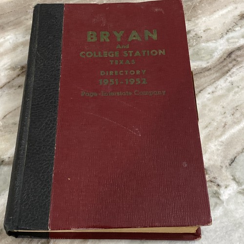 Vtg 1951 phone directory for - vtg,