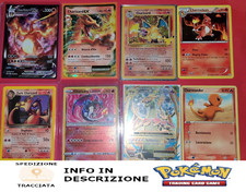 LOTTO POKÉMON A TEMA CHARIZARD V/Gx/Shiny/Vmax/Set Base/VINTAGE/NEW/EX/HOLO