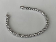Bracciale tennis Pierre Lang AS circa 17 cm argento RH zirconi sorriso