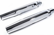 Marmitta Moto Universale Terminale Scarico Tapered Custom Cafè Racer Harley Bmw