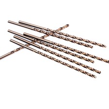 Punta Trapano Torsione Cobalto Gambo Extra Lungo 200mm HSS Jobber M35 per Acciaio Metallo