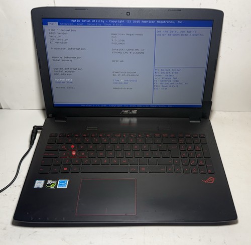 Asus gl552v gaming laptop - asus,
