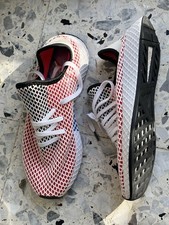 Adidas Scarpe Ginnastica Uomo N 5923 Sneakers Casual Sport IH8874 Bianco Rossa E