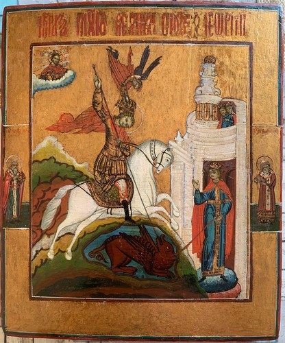 Antica icona russa - , san