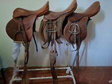Sella da cavallo marrone in buono stato