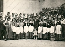 1953 TALMASSONS Coro Zardini costumi friulani Udine Fotografia