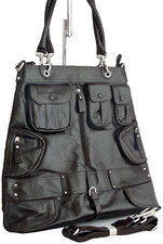 BORSA SHOPPING GRANDE PELLE TOTE TRACOLLA WEEKEND MAXI SHOPPER BORSONE DONNA