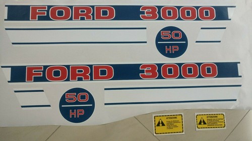 Adesivi decalcomanie ford 3000 - adesivi,