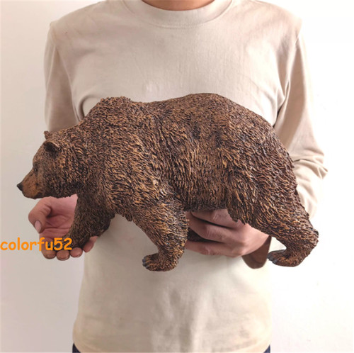 Modellino resina orso marrone