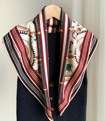 Sciarpa bandana cashmere - bandana, 75%cashmere