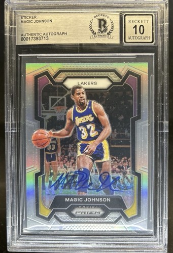 Autografo prizm magic - magic, johnson