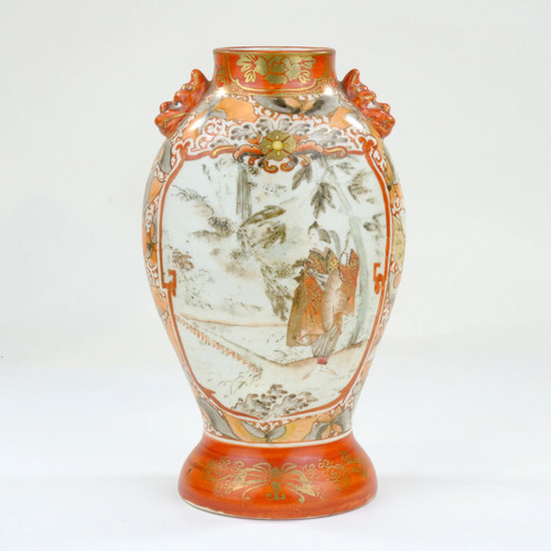 Antico vaso giapponese kutani - vaso,