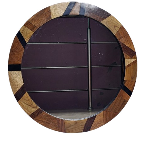 Specchio rotondo legno - rotondo,