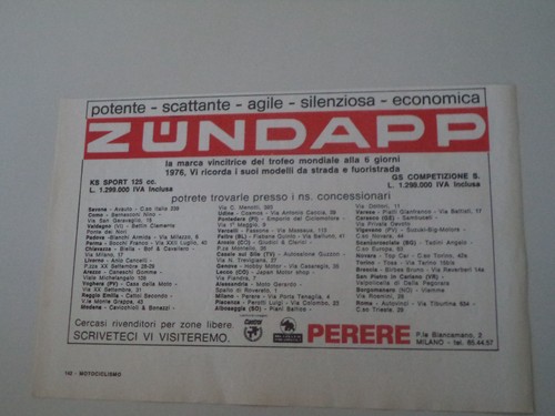 Advertising pubblicità 1977 - advertising,