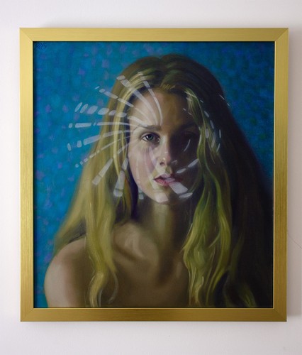 Dipinto olio con cornice