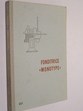 FONDITRICE MONOTYPE Manuale