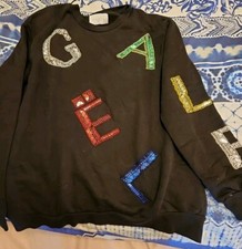 SPLENDIDA FELPA  DONNA NERA GAËLLE TG 3 PAILLETTES MULTICOLOR 