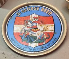 vassoio pubblicitario St George Birra Messina