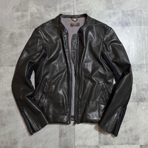 Giacca biker diesel pelle - giacca,