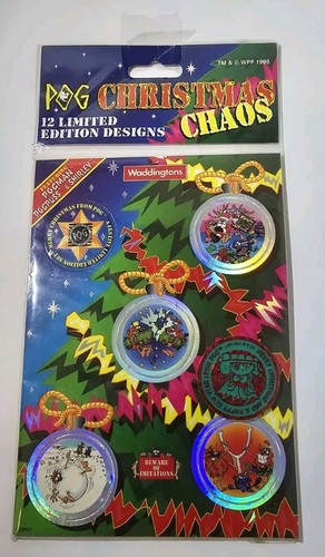 1995 pog christmas chaos - pog, con