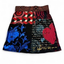 DESIGUAL Gonna nera fantasia