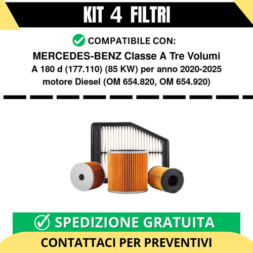 Kit filtri tagliando - kit,