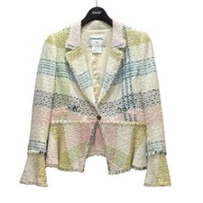 Giacca tweed CHANEL 2005 collezione primavera multicolore taglia: 42 [190325] (CHANEL)