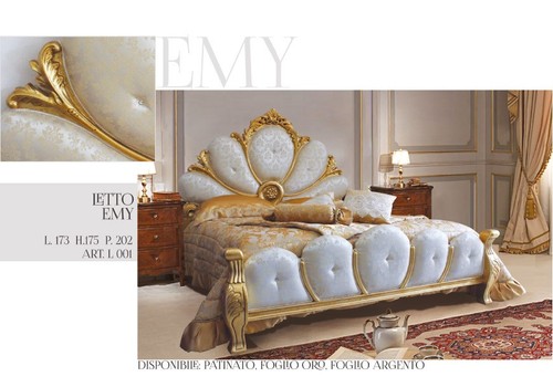 Letto matrimoniale barocco