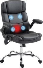 Sedia Da Ufficio Massaggiante 4 Punti Vibrante Con Funzione Dondolo E Riscaldata