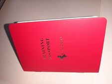 FERRARI TRAINING PASSPORT 2013 , ( MISSING PAGES  3,4,5.6,27,28,29,30.) unused 