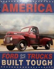 Insegna in latta Ford Trucks