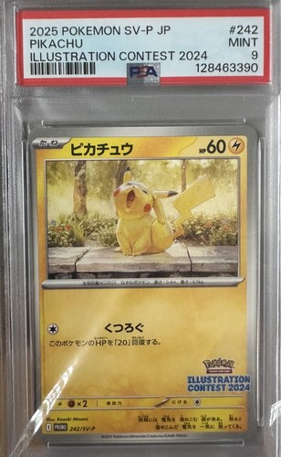 2025 psa come nuovo - 9, pikachu