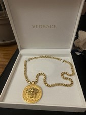 Catena/collana con medaglione medusa Versace