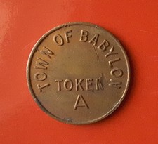 GETTONE TOWN OF BABYLON TOKEN A (MOLTO RARO) [H691]