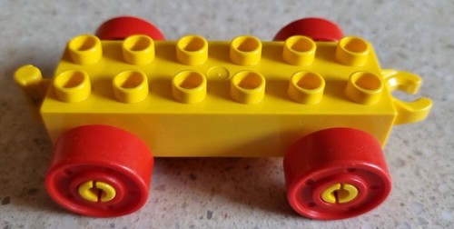 Vagone giallo lego duplo - giallo,