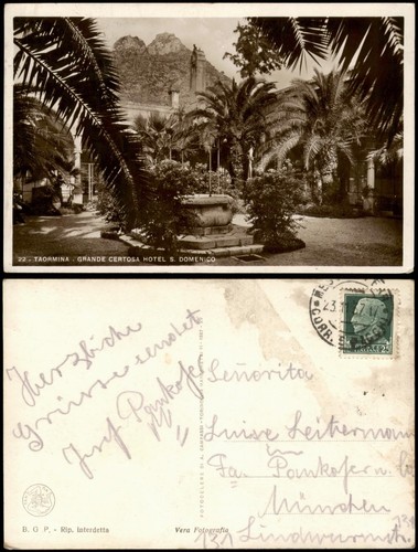 Cartolina taormina grande - taormina,