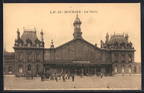 Cpa roubaix gare - roubaix,,