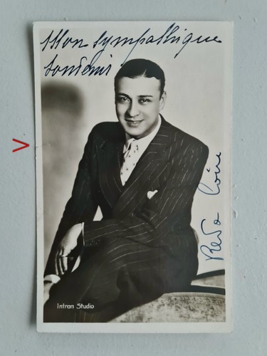 Carta foto autografa réda - autografa,
