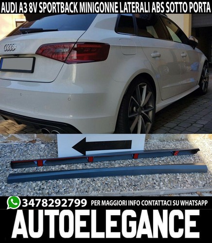 Minigonne laterali audi 8v - laterali,