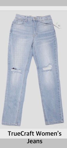 Jeans blu distrutto - , denim