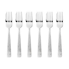 SAMBONET - Cortina Posate 6 Forchette Dolce Dessert Acciaio Inox