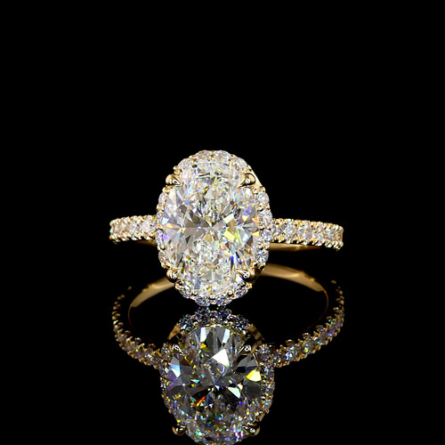 Anello fidanzamento aureola - di,